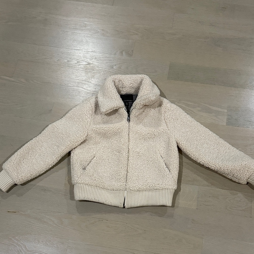 Banana Republic Off-White Sherpa Jacket